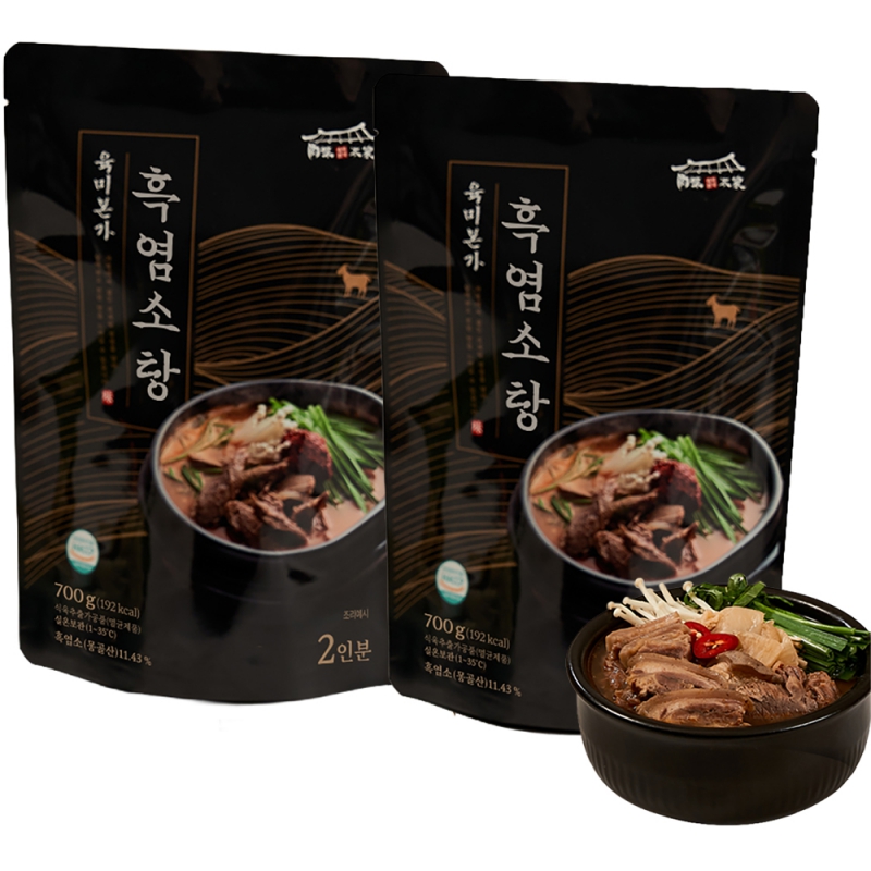 (1+1구성) 한명숙요리연구가 흑염소탕 700g (2인분/상온제품) 상품이미지