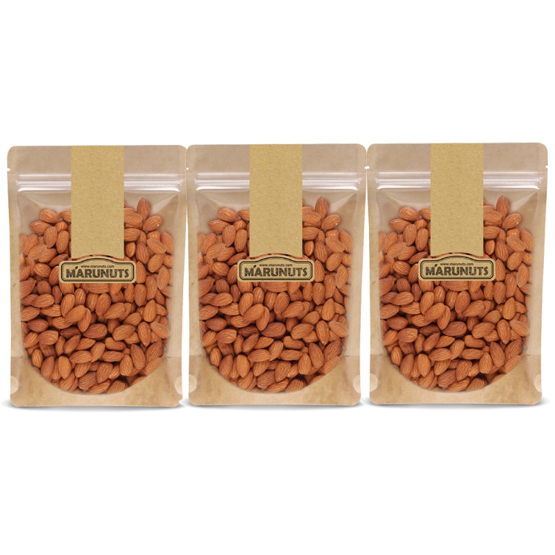 [마루너츠] (1+1+1) 무염 미국산 볶음 아몬드 300g(총3봉 / 900g) 상품이미지