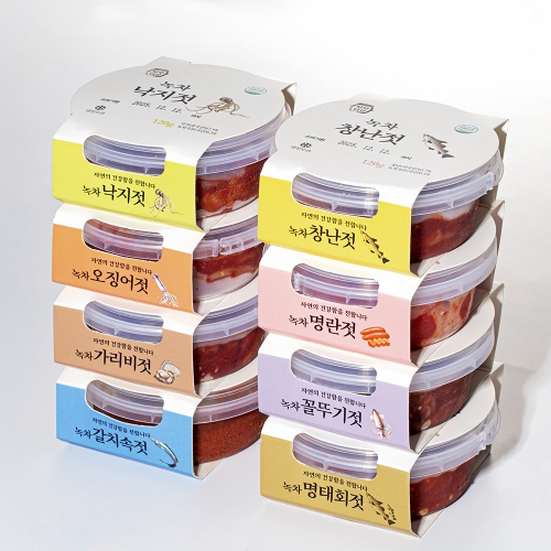 (1+1) 홈쇼핑상품 Haccp 인증 젓갈 9종 (120g~400g) 모음