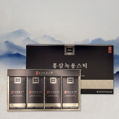 [공동구매] 인삼농협 6년근 홍삼 녹용 스틱 (10ml × 40포) 외 1종