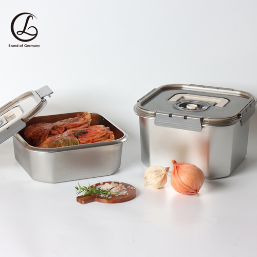 [공동구매] 랑펠로 스텐304 김치통 5.5L (핸디형)