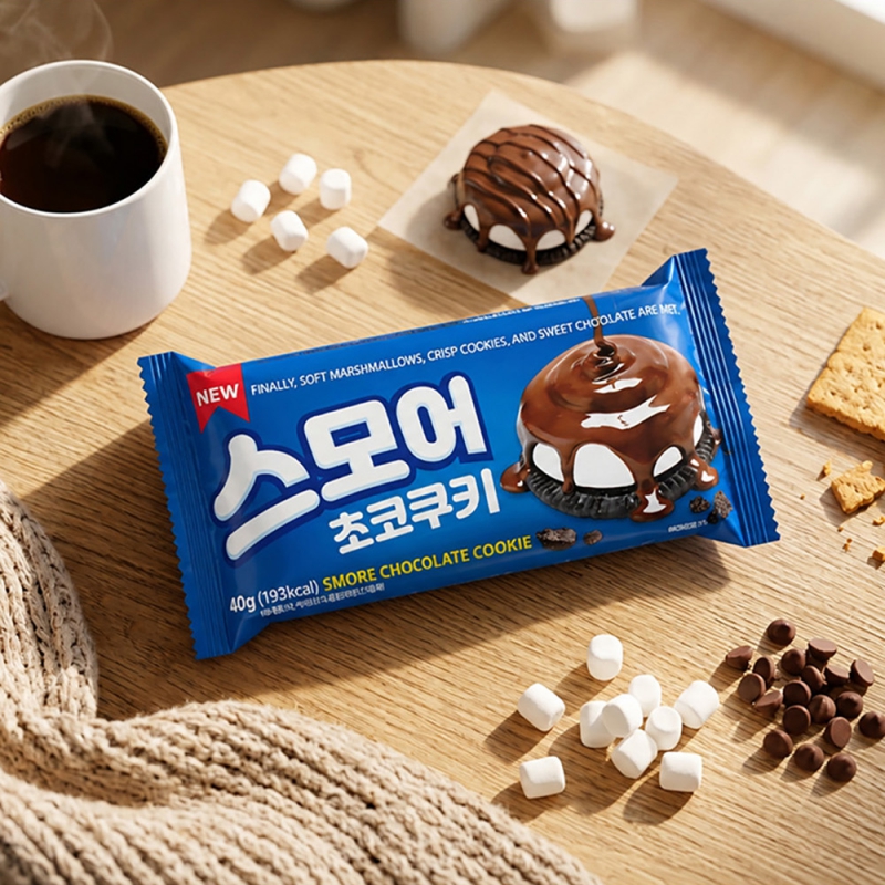 [공동구매] 쫀득스모어 초코쿠키 40g × 10개 상품이미지