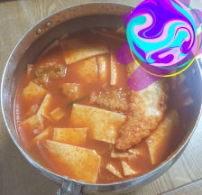 떡볶이 용기 포장