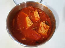 용기내 김치찌개 포장