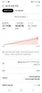 가스비챌린지 실시간요금셰산