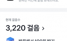 하루 2023보 걷기인증