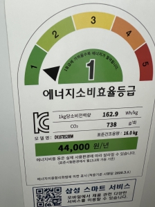 가전 에너지 절약 마크 (1등급) 제품 이용