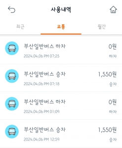 대중교통 이용하기