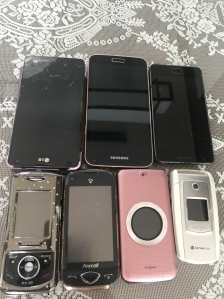 폐휴대폰 보내기 완료.