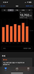 오늘도 만보 걷기 완료