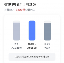 모바일요금 계산 관리비 비교