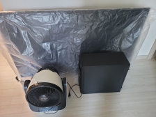 TV,컴 본체, 선풍기 배출하기