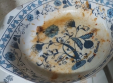 깨끗이 비운 음식 