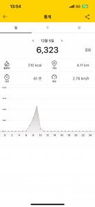 오늘의 걷기 완료(241205)