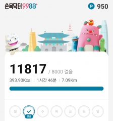 대중교통이용하고 가까운거리는 걸어요