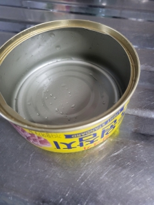 참치캔 깨끗하게 씻었어요