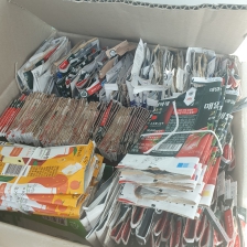 종이팩 열심히 씻어서 말렸어요 