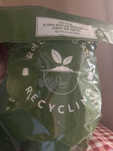 커피캡슐 수거봉투 다 채웠어요