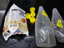 플라스틱 사용 후 라벨제거