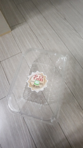 딸기케이스 라벨제거