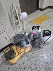 봄맞이 고장난 제품들 순환배출