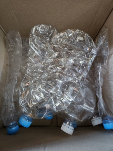 다먹은 페트병 모아놓기 