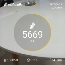 열심히 걸어보기