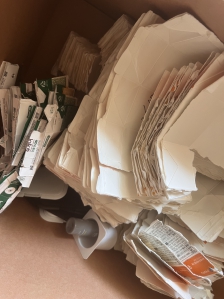 4월 종이팩 모아봤어요.