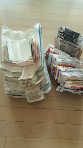 차곡차곡 모은 종이팩