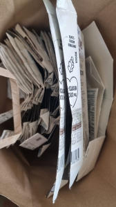 멸균팩과 우유팩 모으기