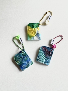 손님들과 함께 모아 키링으로 업사이클링