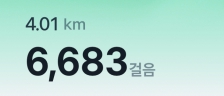 5000보 이상 걷기 