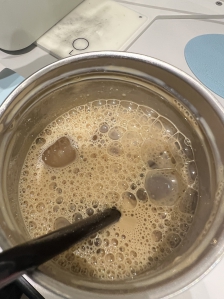 커피 텀블러에 마셔요~