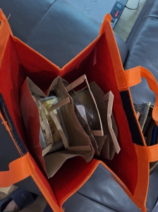 간식과 직접기른 콩~ 기부