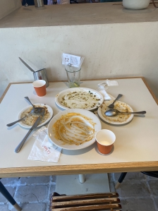 쓱싹 긁어먹었어요