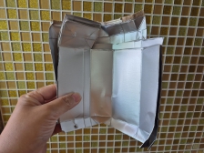 우유팩 씻어 말리기