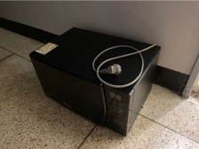 전자레인지 배출!