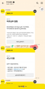 카카오페이 바로납부로 전기요금 납부!