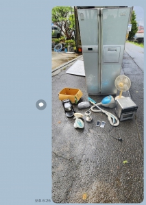 폐가전배출 완료