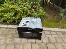 전기오븐 편하게 배출