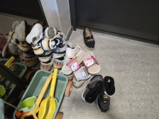 신발장 정리해봤어요