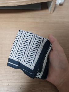 첫 챌린지, 손수건 사용하기