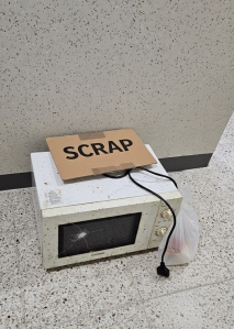 전자레인지 배출완료