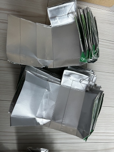 멸균팩 모았어요