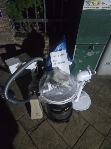 선풍기3 안마기1청소기1