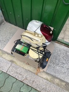 소형폐가전배출사진