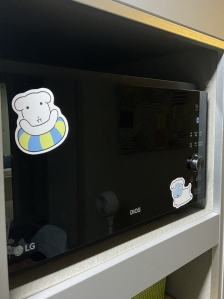 광파오븐 배출완료!