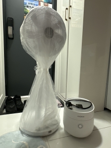 선풍기와 전기밥솥 배출