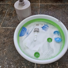 모아뒀다가 화장실 청소했어요^^