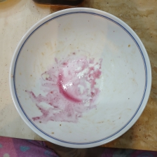 오늘도 깨끗이 먹었어요